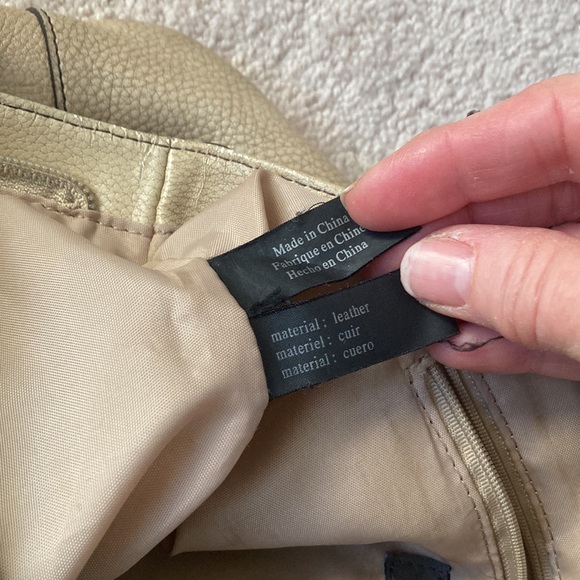 Kenneth Cole Tan Leather Hobo Bag - Picture 4 of 4